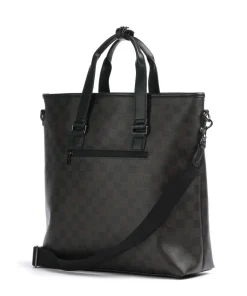 Cortina Piazza Morris Handtasche 14″ Lederimitat dunkelbraun