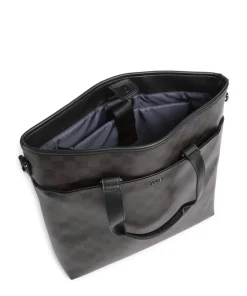 Cortina Piazza Morris Handtasche 14″ Lederimitat dunkelbraun