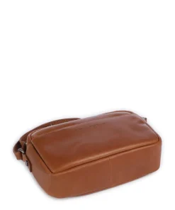 Cow Wax Pull Up Arona Umhängetasche Pull-Up Rindsleder cognac