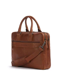 Cow Wax Pull Up Fabian Aktentasche 15″ Rindsleder cognac