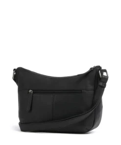 Cow Wax Pull Up Henderson Umhängetasche fein genarbtes Leder schwarz