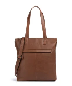 Cow Wax Pull Up Nunavik Shopper 15″ Rindsleder cognac