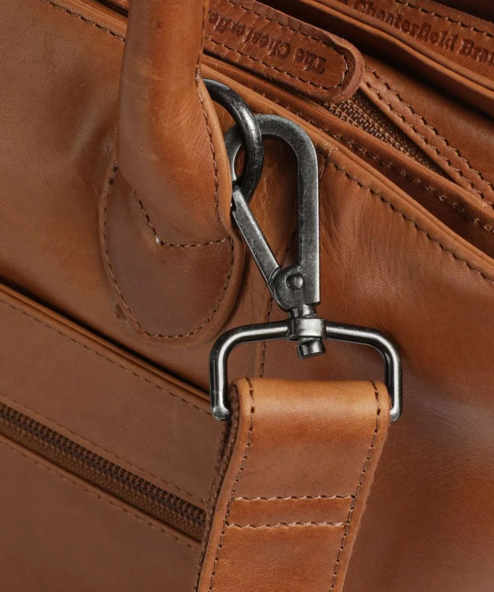 Cow Wax Pull Up Passau Handtasche 10″ Pull-Up Rindsleder cognac