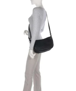 Cow Wax Pull Up Piemonte Umhängetasche Pull-Up Rindsleder schwarz