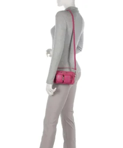 Cozy Helena Umhängetasche fein genarbtes Kalbsleder pink