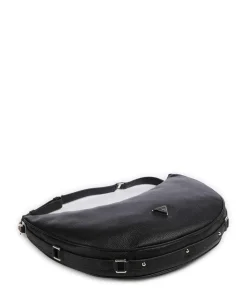 Cresidia Beuteltasche Lederimitat schwarz