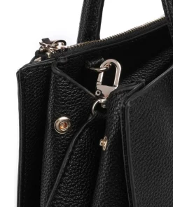 Cresidia Handtasche Lederimitat schwarz