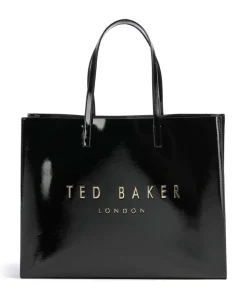 Crikon Shopper Lederimitat schwarz