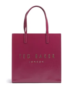 Crinkon Shopper Lederimitat brombeer