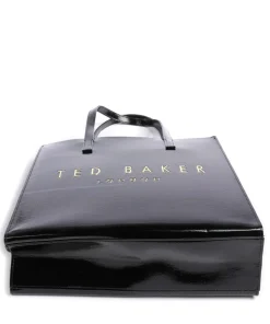 Crinkon Shopper Lederimitat schwarz