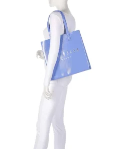 Crinkon Shopper Lederimitat blau