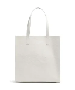 Croccon Shopper Lederimitat elfenbein