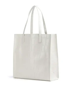 Croccon Shopper Lederimitat creme