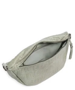 Crolinchen Umhängetasche genarbtes Leder grün