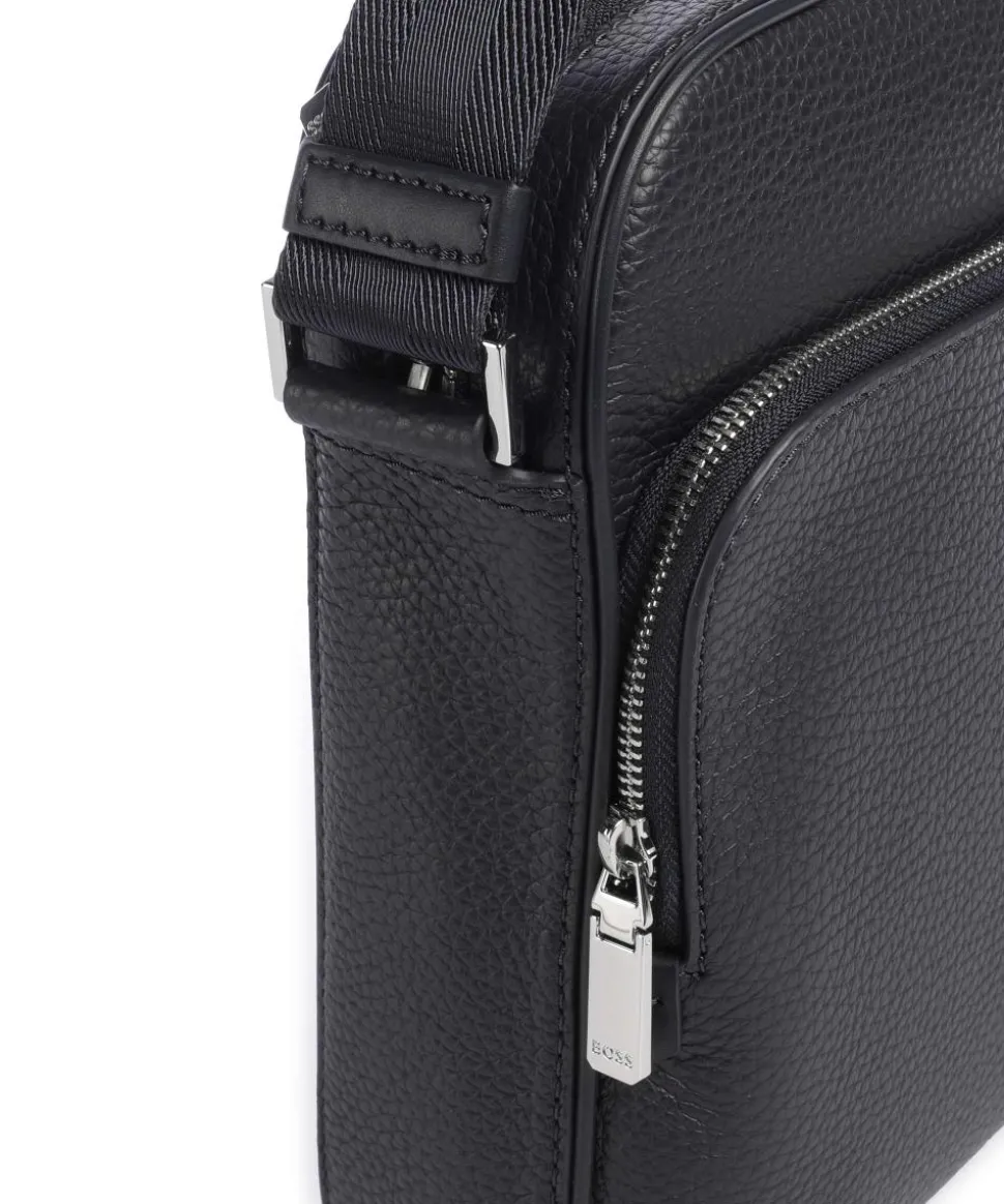 Crosstown Umhängetasche genarbtes Rindsleder navy