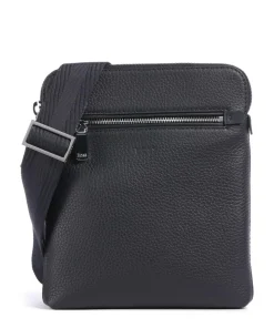 Crosstown Umhängetasche genarbtes Rindsleder navy