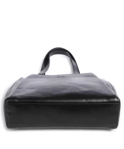 Crown Shopper fein genarbtes Rindsleder schwarz