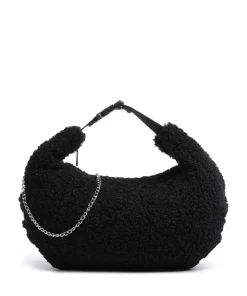 Curls Dagmar Beuteltasche Baumwolle, Kunstfell schwarz