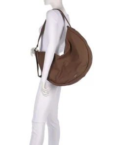 Curve L Beuteltasche recyceltes Nylon braun