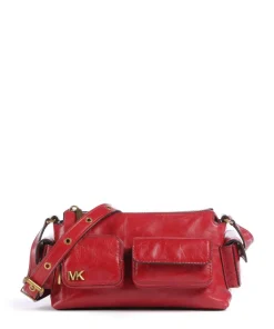 Dakota Small Umhängetasche Pull-Up Rindsleder dunkelrot