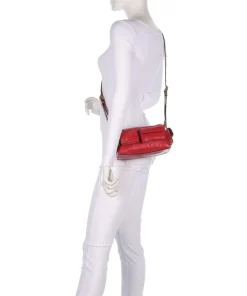 Dakota Small Umhängetasche Pull-Up Rindsleder dunkelrot