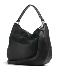 Dalia Mia Beuteltasche genarbtes Leder schwarz
