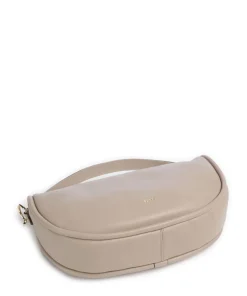 Dalia Willow Beuteltasche genarbtes Leder beige