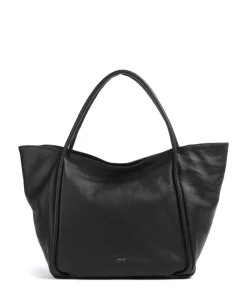 Dalia Willow Shopper genarbtes Leder schwarz