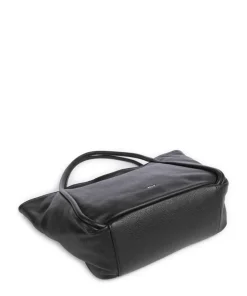 Dalia Willow Shopper genarbtes Leder schwarz