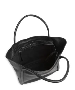 Dalia Willow Shopper genarbtes Leder schwarz