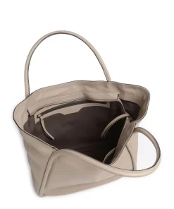 Dalia Willow Shopper genarbtes Leder beige