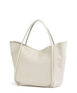 Dalia Willow Shopper genarbtes Leder creme