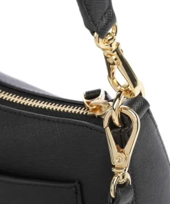 Danni 26 Schultertasche Saffiano-Rindsleder schwarz