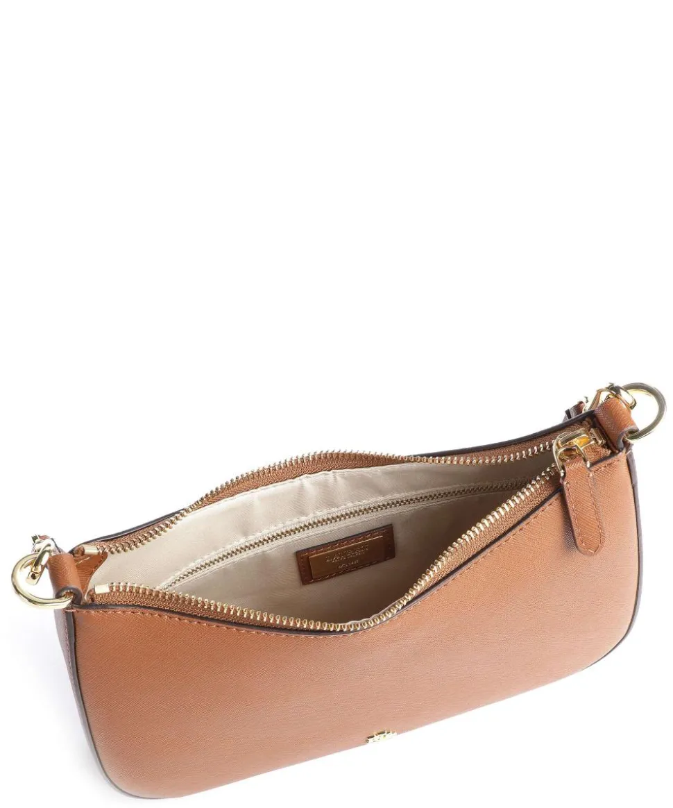 Danni 26 Schultertasche Saffiano-Rindsleder tan
