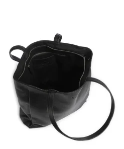 Danya Shopper genarbtes Rindsleder schwarz