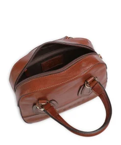 Daphne Handtasche fein genarbtes Rindsleder braun