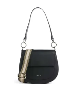 Darcell Schultertasche fein genarbtes Rindsleder schwarz