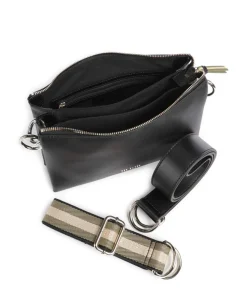 Darceyy Umhängetasche fein genarbtes Rindsleder schwarz