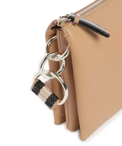 Darceyy Umhängetasche fein genarbtes Rindsleder hellbraun