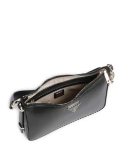 Daryna Schultertasche Lederimitat schwarz