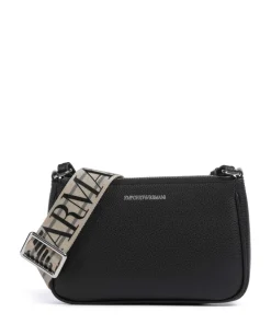 Dea Schultertasche Lederimitat schwarz