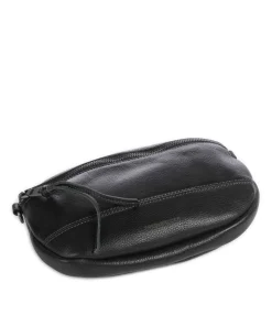 Dear Umhängetasche genarbtes Leder schwarz