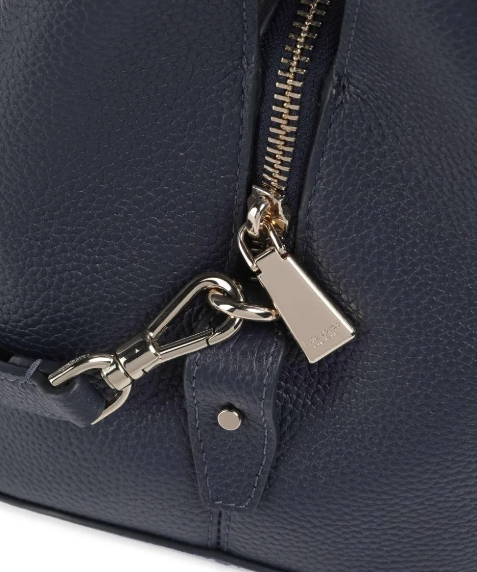 Deco Beuteltasche genarbtes Rindsleder navy