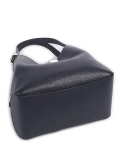 Deco Beuteltasche genarbtes Rindsleder navy