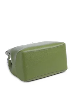 Deco Beuteltasche genarbtes Rindsleder khaki