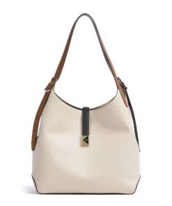 Deco Beuteltasche genarbtes Rindsleder sand