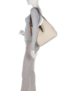 Deco Beuteltasche genarbtes Rindsleder sand