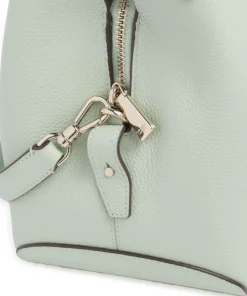 Deco Beuteltasche genarbtes Rindsleder mintgrün