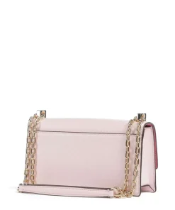 Deco Schultertasche genarbtes Rindsleder rosa
