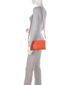Decoro Lucente Cadea Umhängetasche Lederimitat orange